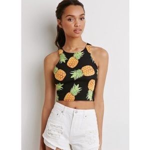 Pineapple crop top